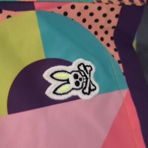 Psycho Bunny Multicolor Patchwork Bathing Suit